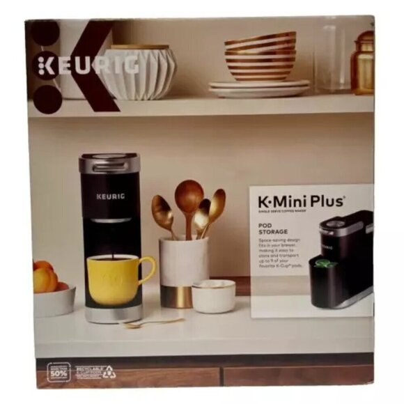 Keurig K-Mini Plus Single Serve K-Cup Pod Coffee Maker, Black NEW - Picture 3 of 9